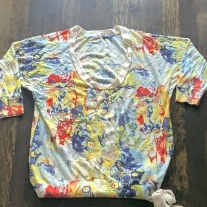 Super Soft Anthropologie multi color light weight sweater